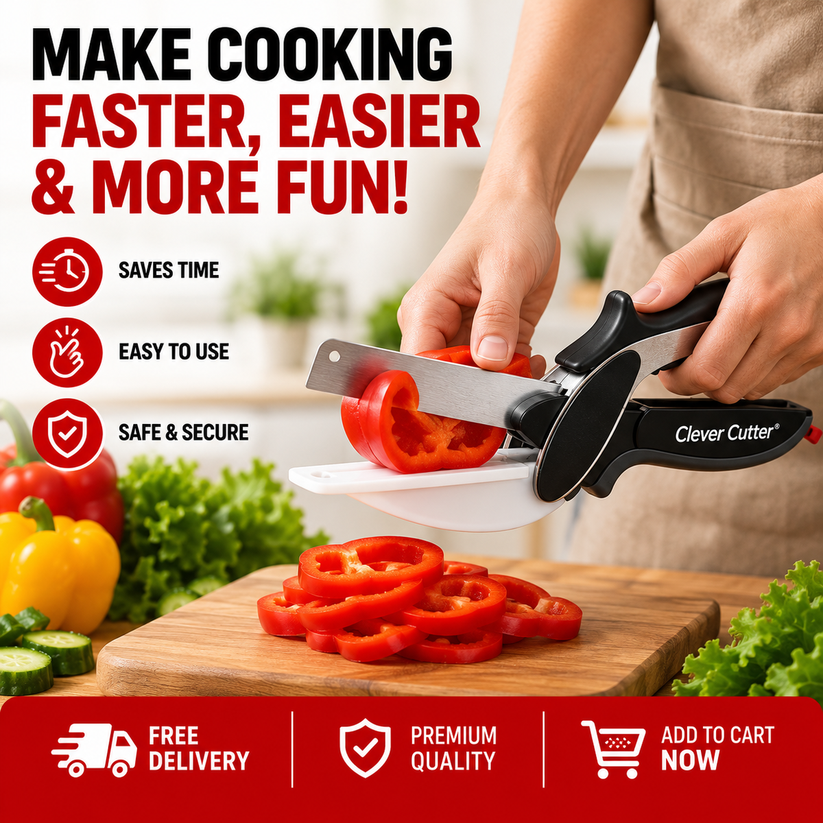 SliceSnap 2-in-1 Cutter