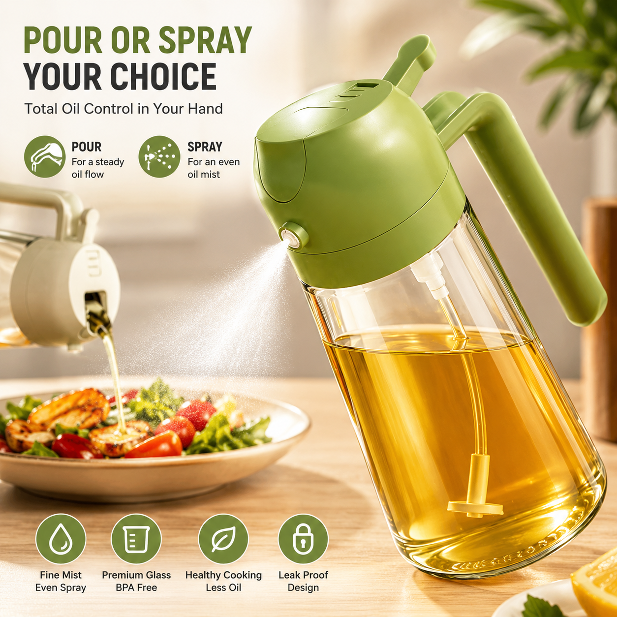 SmartMist Kitchen Bottle