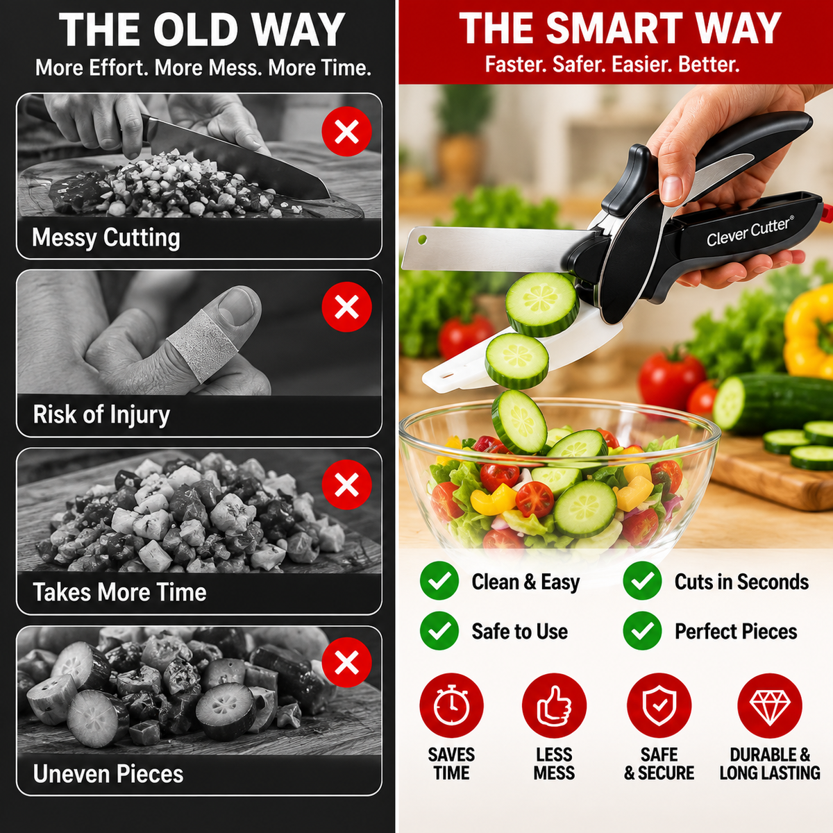 SliceSnap 2-in-1 Cutter