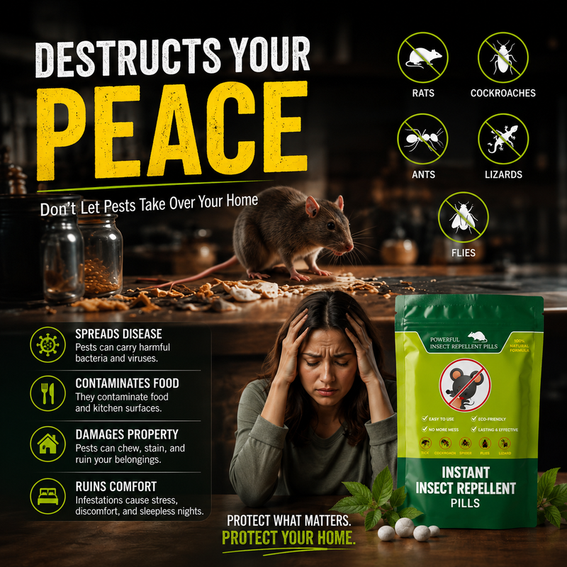 🏡 Keep Rats & Insects Away, Effortlessly